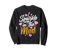 Team Mudding ATV Princess Même dans Mud Run Funny Sweatshirt