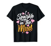 Team Mudding ATV Princess Même dans Mud Run Funny T-Shirt
