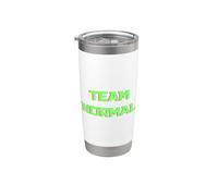 Team Normal comme opposé à Team Crazy Funny Sarcastic Saying Gobelet isotherme en acier inoxydable double paroi