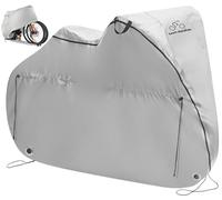 Team Obsidian Housse Velo Exterieur Protection - Bache Velo Exterieur 300D pour 1 à 3 Vélos - Housse de Vélo Impermeable pour le Voyage et le Transport - Bâche Extérieur Imperméable