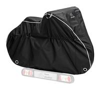 Team Obsidian Housse Velo Exterieur Protection - Bache Velo Exterieur 600D pour 1 à 3 Vélos - Housse de Vélo Impermeable pour le Voyage et le Transport - Bâche Extérieur Imperméable