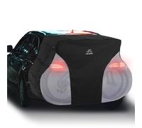Team Obsidian Housse Velo Exterieur Protection - Bache Velo Exterieur 600D pour 1 à 3 Vélos - Housse de Vélo Impermeable pour le Voyage et le Transport - Bâche Extérieur Imperméable Transparente