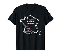 Team Pain au Chocolat ou chocolatine drôle Carte de France T-Shirt