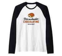 Team Pain au Chocolat ou chocolatine drôle débat Humour Manche Raglan