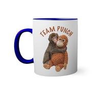 Team Punch baby Monkey Punch Tasse à l'intérieur de couleur bleu avec poignée 330ml