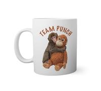 Team Punch baby Monkey Punch Tasse Blanche Nouveauté Drôle Pour Thé au Café 330ml