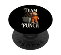 Team Punch Japan Perforatrice bébé Singe PopSockets PopGrip Adhésif