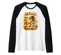 Team Punch Peluche bébé Singe câlin Safari Manche Raglan