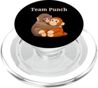 Team Punch The Bullied Baby Monkey Macaque PopSockets PopGrip pour MagSafe