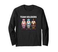 Team Soldiers Casse-Noisette Assorti Motif de Vacances Amusant Manche Longue