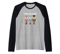 Team Soldiers Casse-Noisette Assorti Motif de Vacances Amusant Manche Raglan
