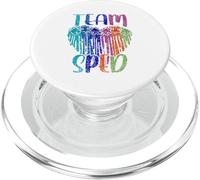 Team Sped Teacher Special Education Cute Sensibilisation PopSockets PopGrip pour MagSafe
