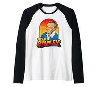 Team Stanley! Funny Roper Romp Vintage Three's Company 80's Manche Raglan