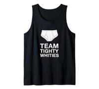 Team Tighty Whities Slip blanc amusant pour homme Design rétro Débardeur