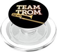 « Team Trom » ou Équipe Drôle de Trombone Basse pour Fanfare PopSockets PopGrip pour MagSafe