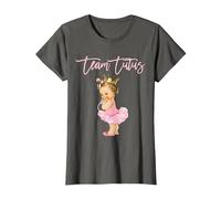 Team Tutus Girl Retouche du Sexe de la Fille T-Shirt, Femme, Asphalte, 3XL
