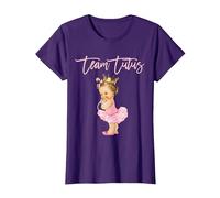 Team Tutus Girl Retouche du Sexe de la Fille T-Shirt, Femme, Violet, 3XL