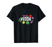 Team Veggie Vegarian Vegetarian Vegetable Crew T-Shirt