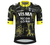 TEAM VISMA LEASE A BIKE Maillot manches courtes Race TdF 2026 noir
