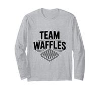 Team Waffles réunit des Amateurs de Petits déjeuners Amusants Manche Longue