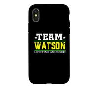 Team Watson Lifetime Member Surname Last Name Tree Reunion Coque pour iPhone X/XS