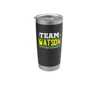 Team Watson Lifetime Member Surname Last Name Tree Reunion Gobelet isotherme en acier inoxydable double paroi