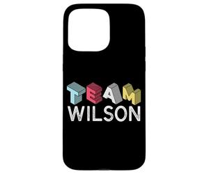 Team Wilson Proud Family Nom de Famille Coque pour iPhone 15 Pro Max