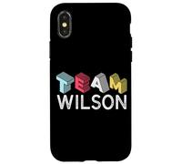 Team Wilson Proud Family Nom de Famille Coque pour iPhone X/XS