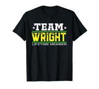 Team Wright Lifetime Member Surname Last Name Tree Reunion T-Shirt Graphique avec Valeur