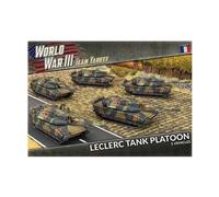 Team Yankee: Platoon de chars Leclerc français (x5) - Kit de modèle militaire - Pour adultes et adolescents - Véhicule militaire blindé - 5 chars - 15.24 cm x 21.08 cm x 5.46 cm