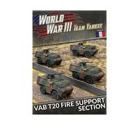 Team Yankee: VAB-T20 Lot de 4 supports incendie français