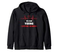 Team Young Life Member Blood Completely Family Sweat à Capuche