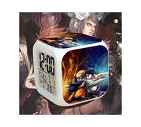 (Team7 A)C Naruto Réveil Coloré Lumineux Veilleuse 8x8x8 Cm Enfants Led Numérique Créatif