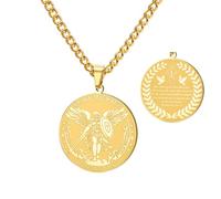 TEAMER Collier Saint Michel pour Femmes et Hommes