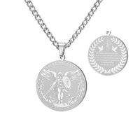 TEAMER Collier Saint Michel pour Femmes et Hommes