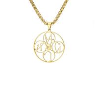 TEAMER Collier Talisman des 4 Archanges pour hommes et femmes | Collier Raphaël,Michel,Gabriel et Uriel Médaille religieuse des anges Bijou spirituel de protection et de souvenir