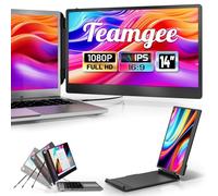 Teamgee Moniteur Portable pour Ordinateur Portable 14" FHD Écran pour Mac Windows Chrome 13" à 17" USB-C et HDMI
