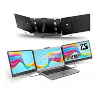 Teamgee Moniteur pour Ordinateur Portable, 14" FHD 1080P IPS Prolongateur D'écran avec Intégré Deux Haut-Parleurs, HDMI/USB-A/Type-C Plug and Play de 13"-17" (Mac, Wins, Android, Dex)