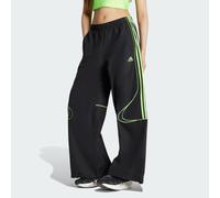 Teamgeist Adicolor Pantalon de survêtement tissé surdimensionné Black / Signal Green L