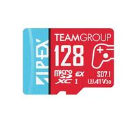 TEAMGROUP APEX Carte mémoire microSD Express 128 Go, carte mémoire microSDXC U3 A1 V30 R/W jusqu'à 800/700 Mo/s, compatible avec Nintendo Switch 2, compatible UHS-I, avec adaptateur