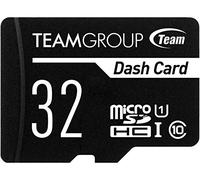 TEAMGROUP Carte de tableau de bord 32 Go pour caméra de tableau de bord MicroSDHC UHS-I U1 Haute compatibilité Carte mémoire Flash avec adaptateur pour plein air, sport, prise de vue Full HD