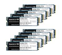 TEAMGROUP Lot de 10 disques SSD internes MP33 512 Go 3D NAND TLC NVMe 1.3 PCIe Gen3x4 M.2 2280 (lecture/écriture 1 700/1 400 Mo/s) Compatible avec ordinateur portable et PC de bureau TM8FP6512G0C1P2