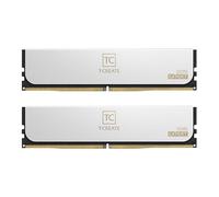 TEAMGROUP T-Create Expert CTCWD532G6000HC38GDC01 Lot de 2 Barrettes de mémoire DDR5 pour Ordinateur de Bureau 6000 MHz (PC5-48000) CL38-46-46-76 Intel XMP 3.0 et AMD Expo, Blanc
