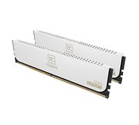 TEAMGROUP T-Create Expert CTCWD564G6400HC34BDC01 Kit de mémoire RAM DDR5 pour ordinateur de bureau 10 L (2 x 32 Go) 6400 MHz (PC5-51200) CL34, blanc