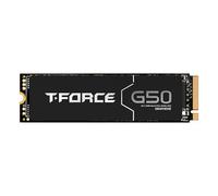 TEAMGROUP T-Force G50 512GB SLC Caching 3D TLC NAND NVMe InnoGrit PCIe Gen4x4 M.2 2280 Disque SSD de jeu avec dissipateur thermique graphène ultra-fin fonctionne avec PS5 Lecture/écriture 5000/2500 Mo