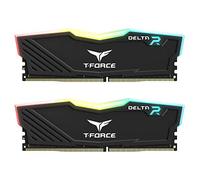 Team Group Barrettes RAM T-Force Delta RGB DDR4 2 x 16 Go 3200 MHz 288 broches Noir