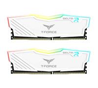 Team Group T-Force Delta RGB DDR4 3600 MHz PC4-28800 16 Go 2 x 8 Go CL18 Blanc