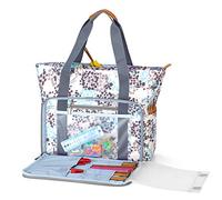 Teamoy Sac à bandoulière pour Le Tricot, Sac de Rangement pour Le Fil et Les projets inachevés, Crochets, Aiguilles à Tricoter et Accessoires, Pissenlit (Pas d'accessoires Inclus)