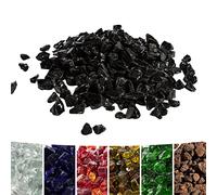 Teamson Home 4 Kg Verres de feu pour braséro à gaz d’extérieur Jardin Verre trempé Noir PT-FG0003