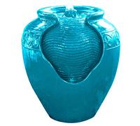 Fontaine de jardin,Teamson Home, turquoise, 39 X 39 X 43